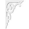 Ekena Millwork Hurley Architectural Grade PVC Bracket, 5/8"W X 5"D X 8"H BKTP01X05X08HU